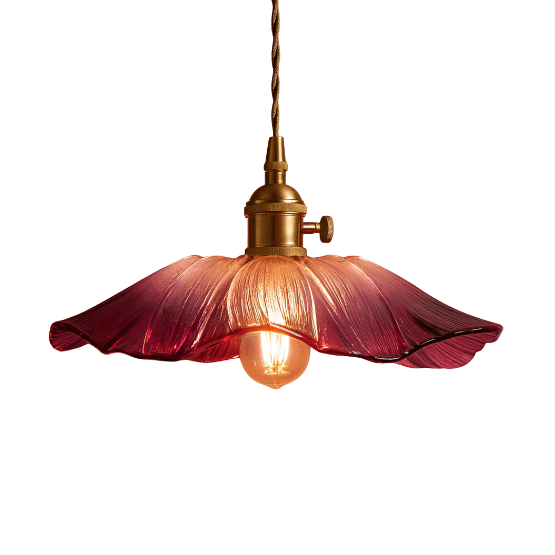 Flower Glass Pendant Light