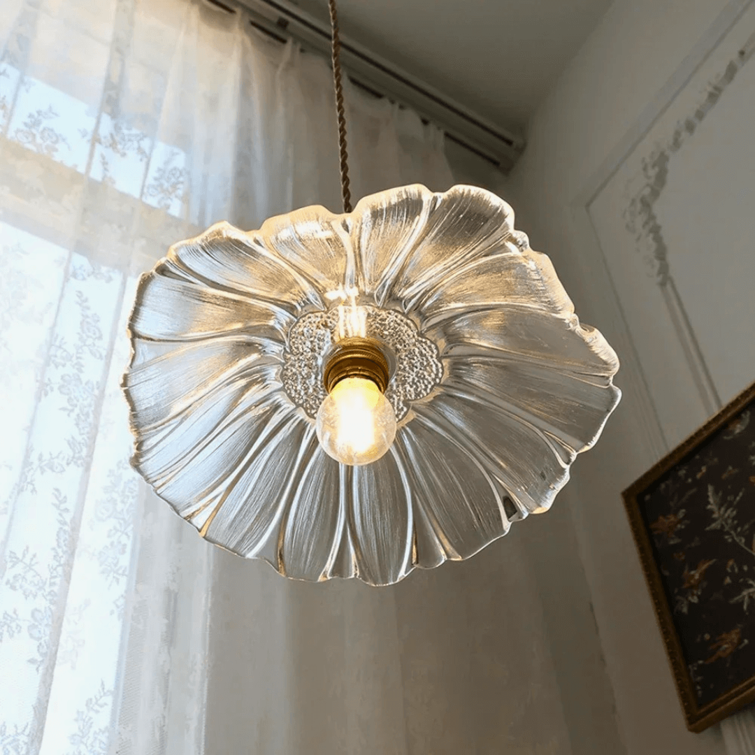 Flower Glass Pendant Light