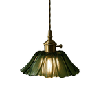 Small Flower Glass Pendant Light