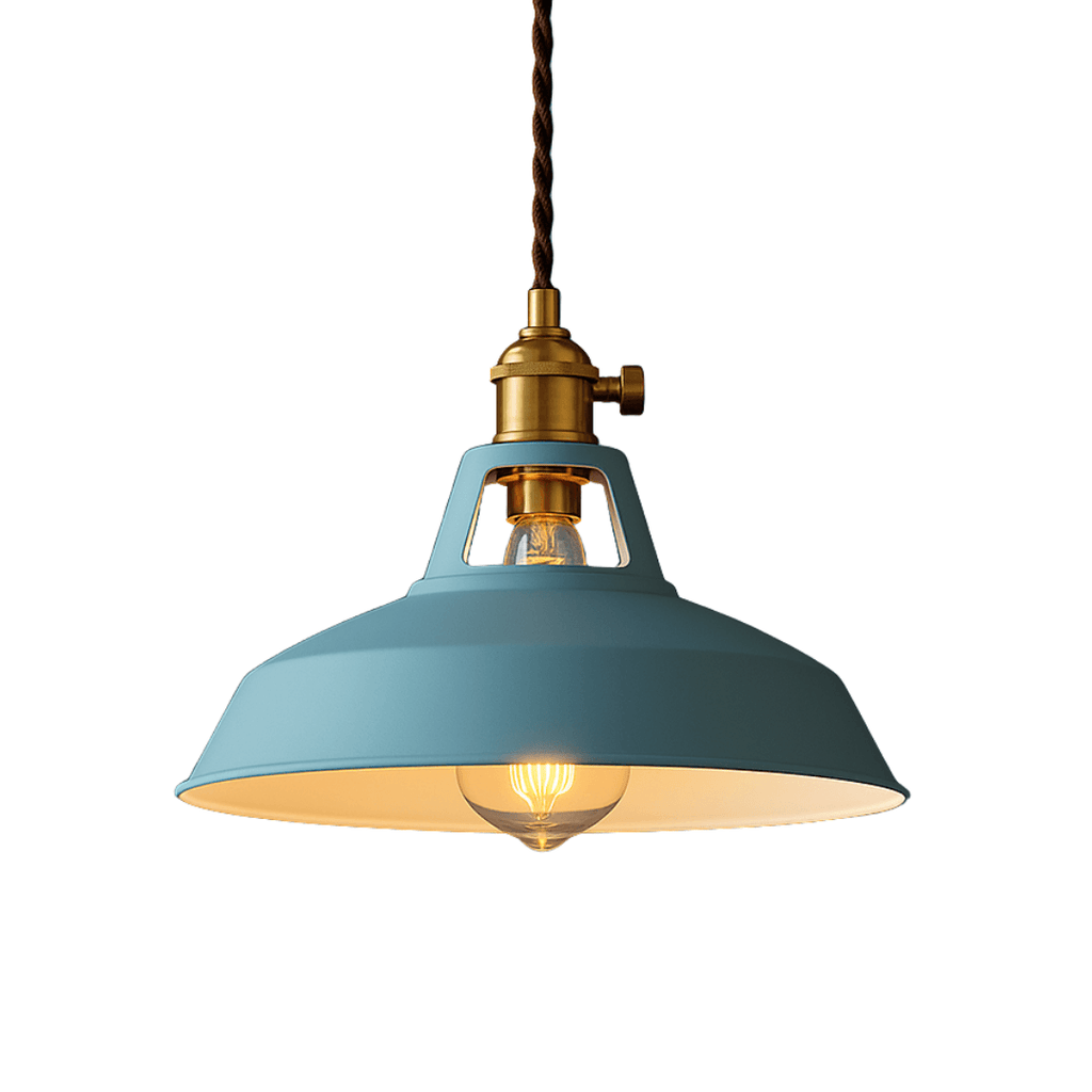 Coloured Industrial Pendant Light