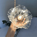 Small Flower Glass Pendant Light