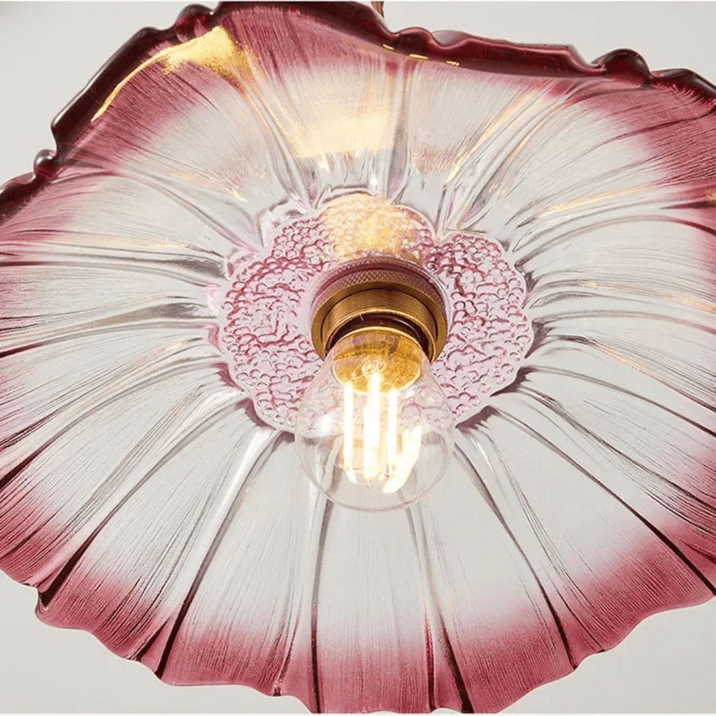 Flower Glass Pendant Light
