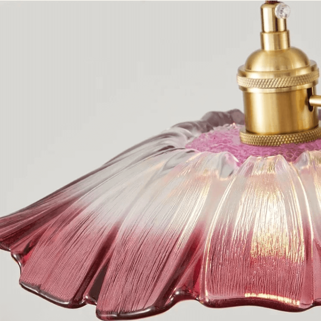 Flower Glass Pendant Light