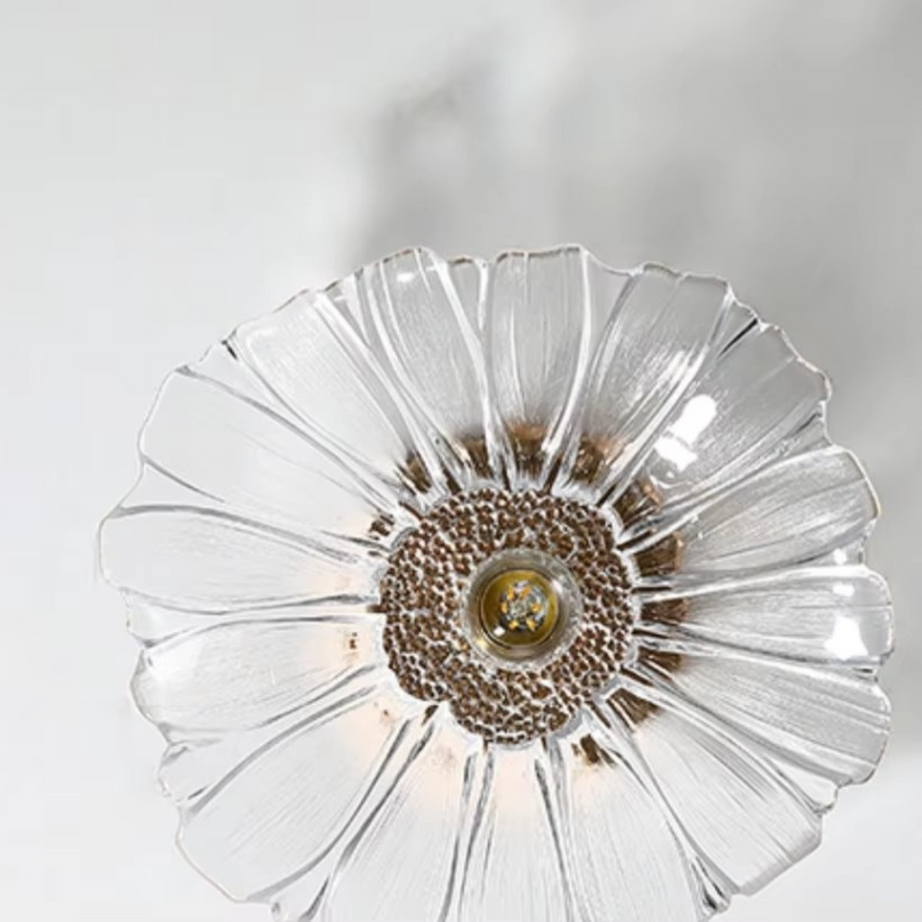 Flower Glass Ceiling Light