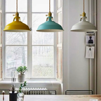 Coloured Industrial Pendant Light
