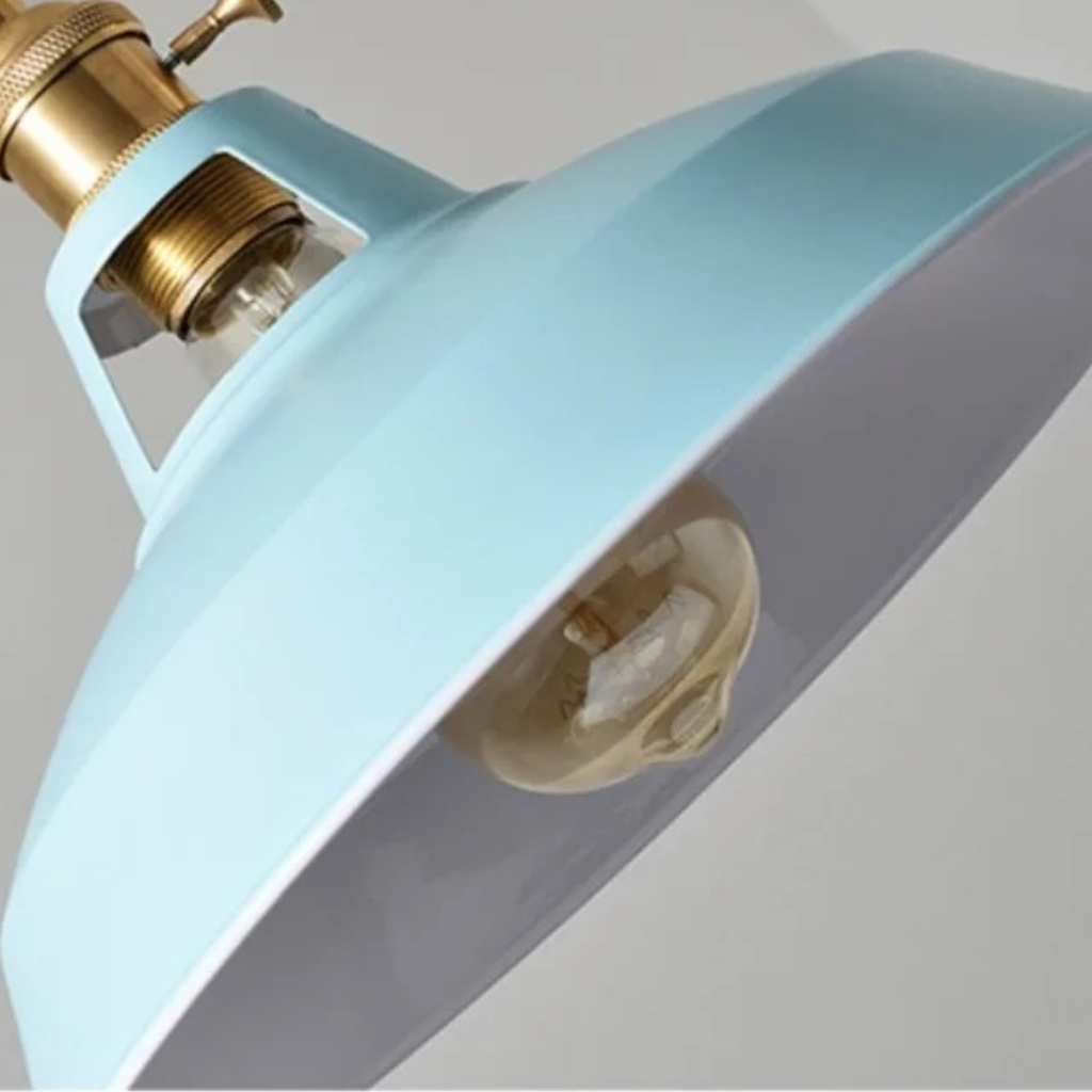 Coloured Industrial Pendant Light