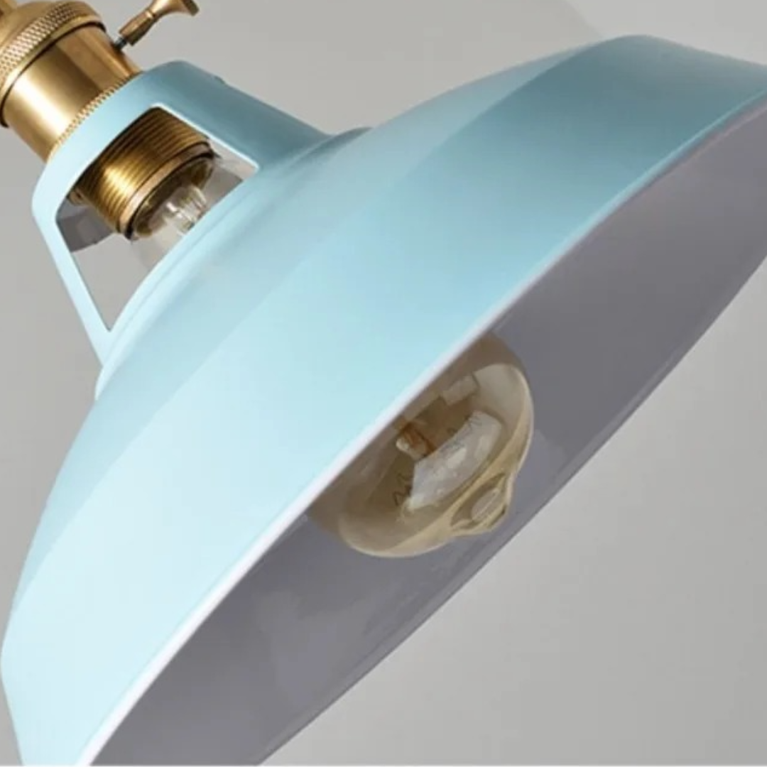 Coloured Industrial Pendant Light