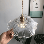 Flower Glass Pendant Light