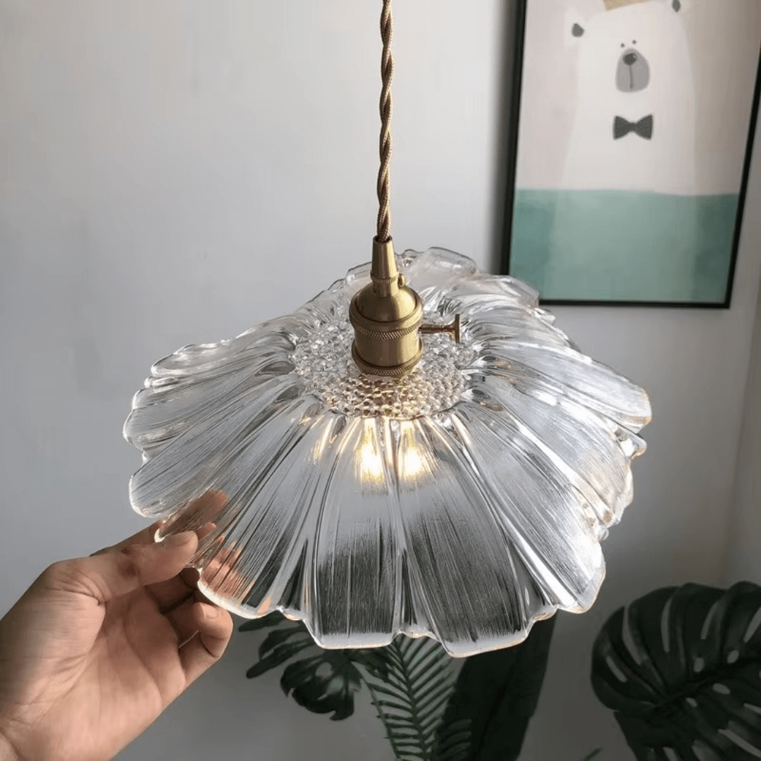 Flower Glass Pendant Light