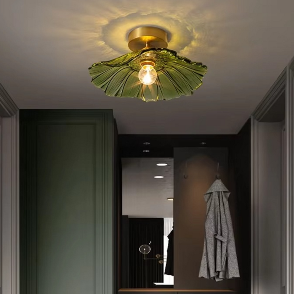 Flower Glass Ceiling Light