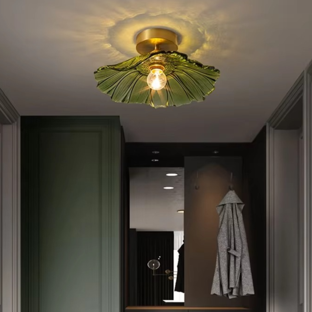 Flower Glass Ceiling Light