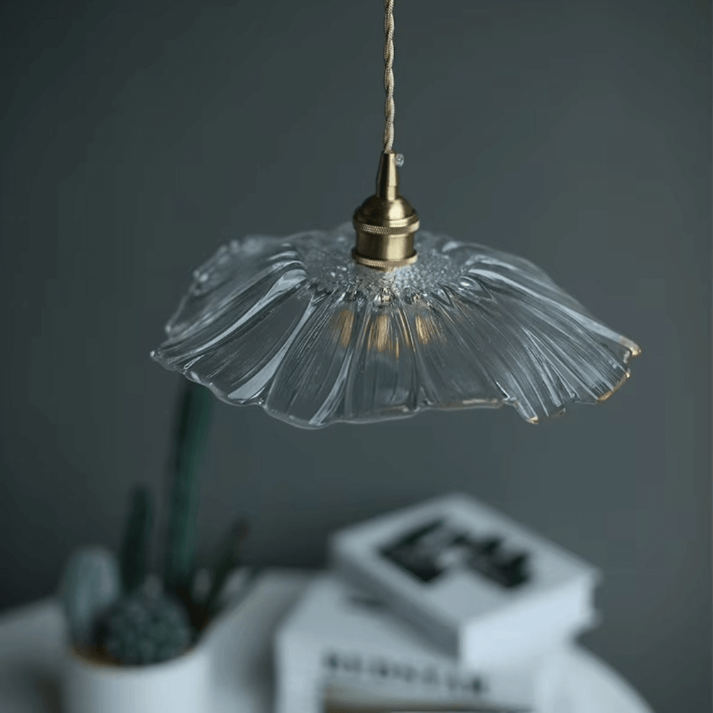 Flower Glass Pendant Light