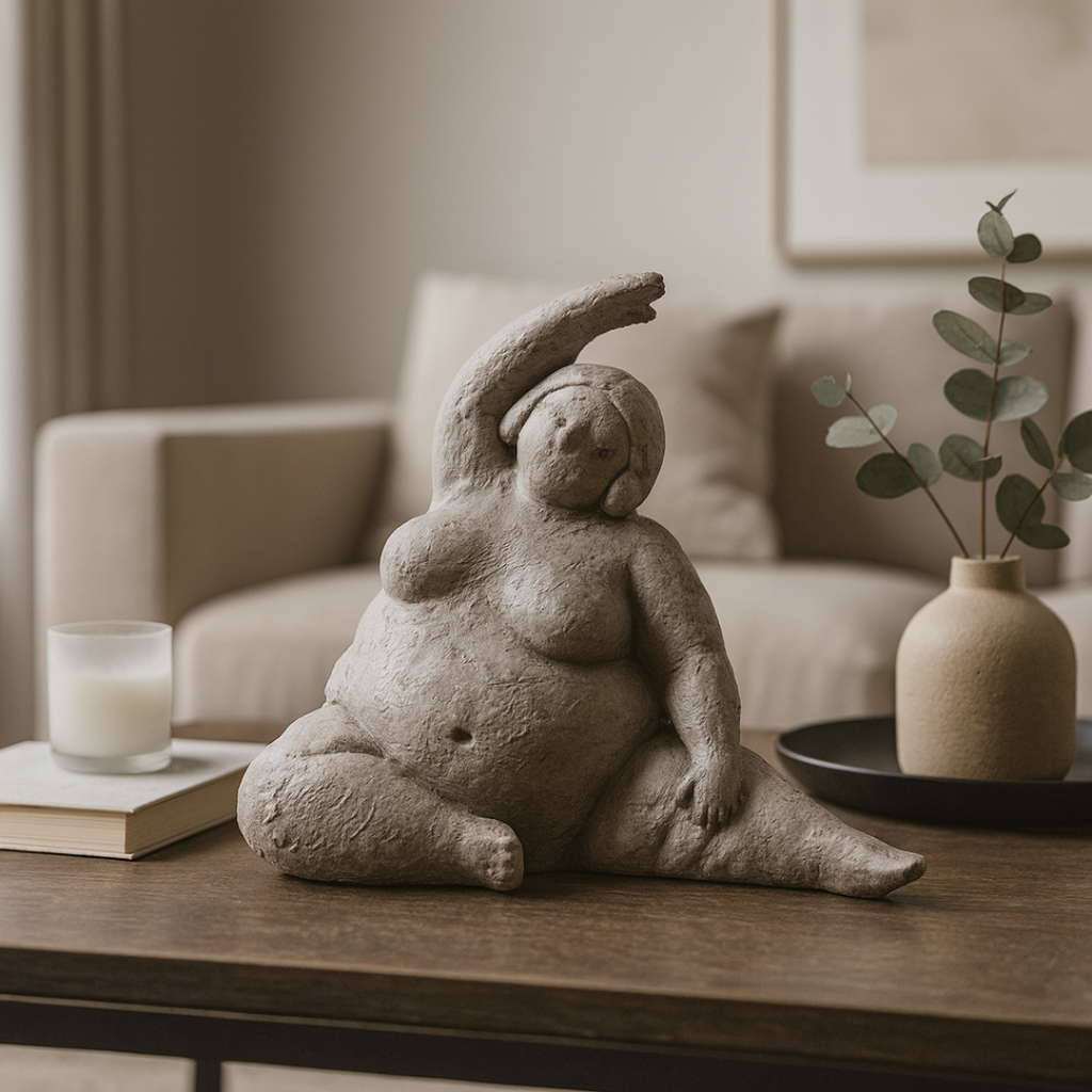 Curvy Goddess Resin Sculptures