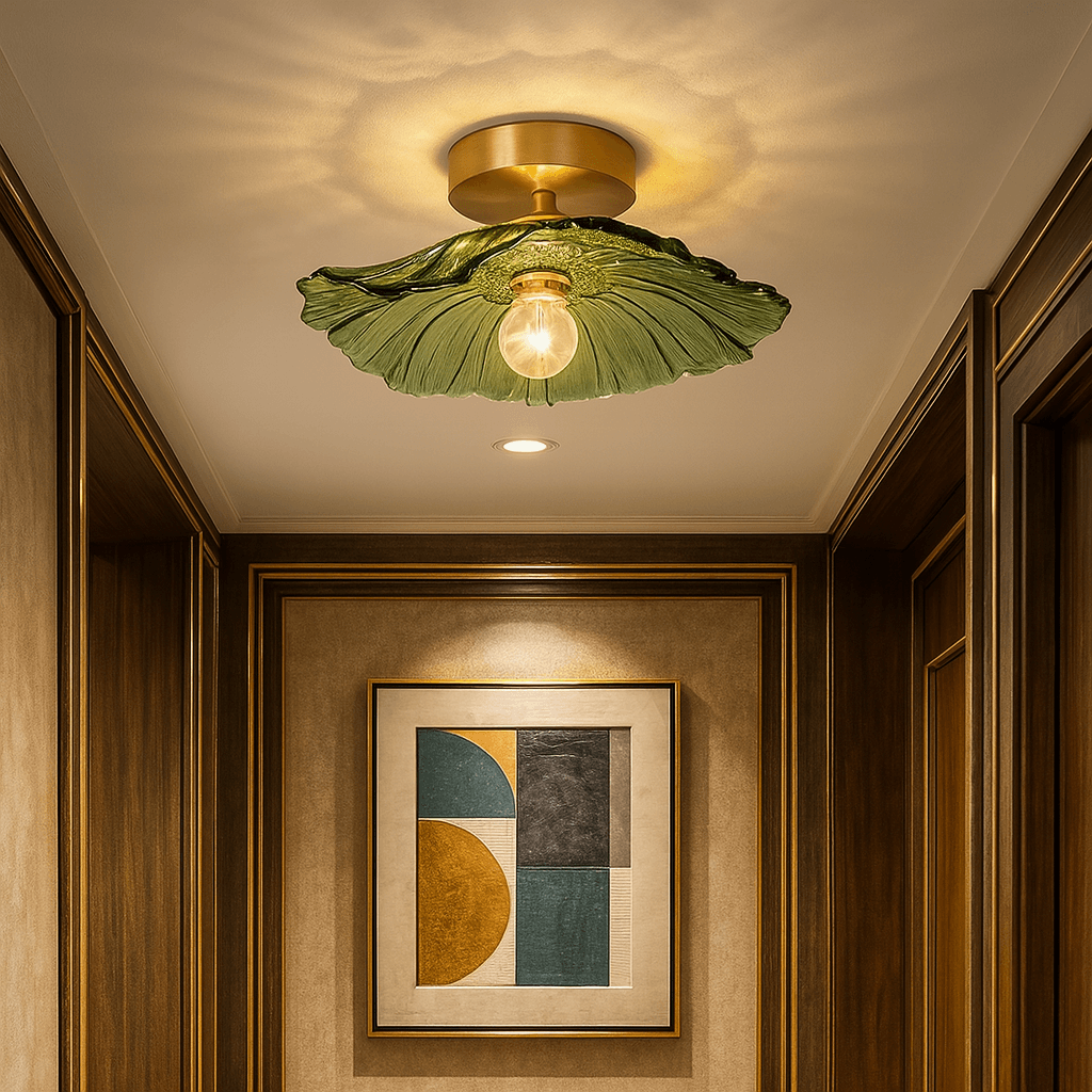 Flower Glass Ceiling Light