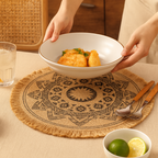 Decorative Round Jute Placemats