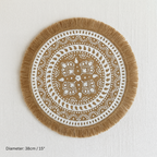 Decorative Round Jute Placemats