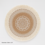 Decorative Round Jute Placemats