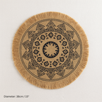 Decorative Round Jute Placemats