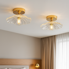 Vintage Inspired Flower Glass Ceiling Lights