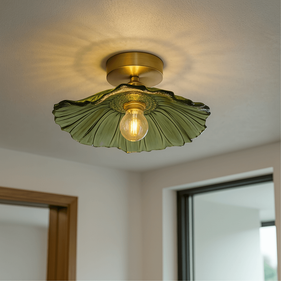 Flower Glass Ceiling Light