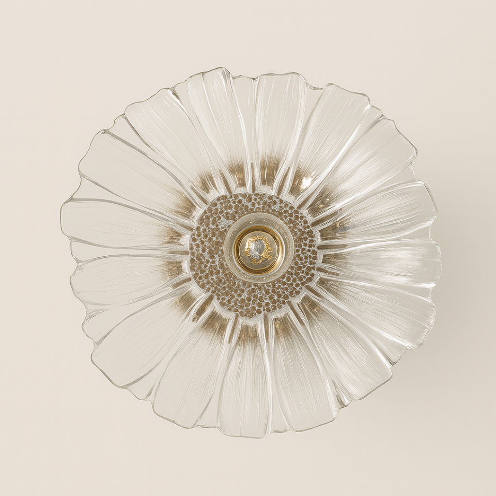 Vintage Inspired Flower Glass Ceiling Lights