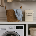 Handwoven Straw Planter Baskets