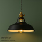 Industrial Style Pastel Coloured Pendant Lights