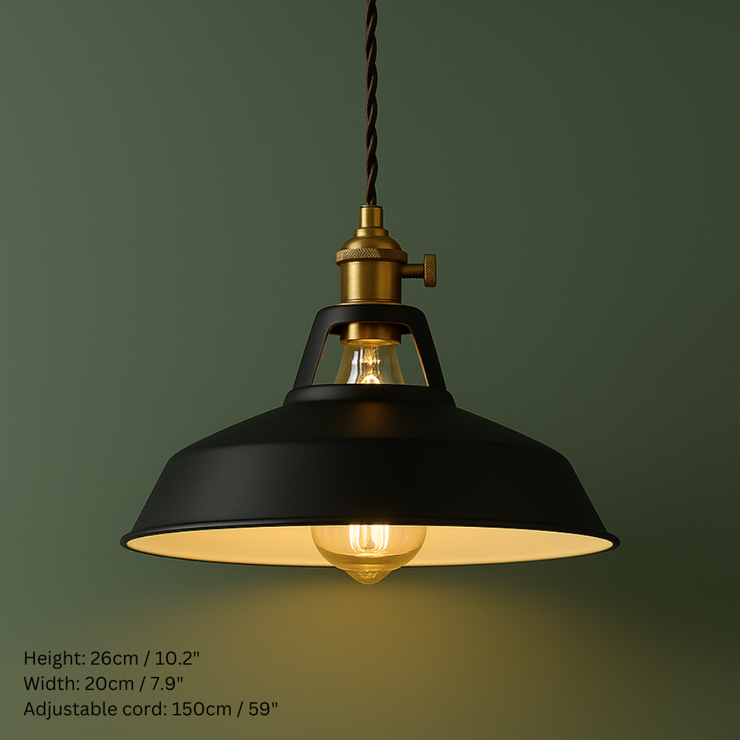 Industrial Style Pastel Coloured Pendant Lights