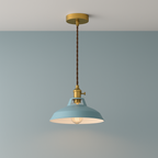 Industrial Style Pastel Coloured Pendant Lights