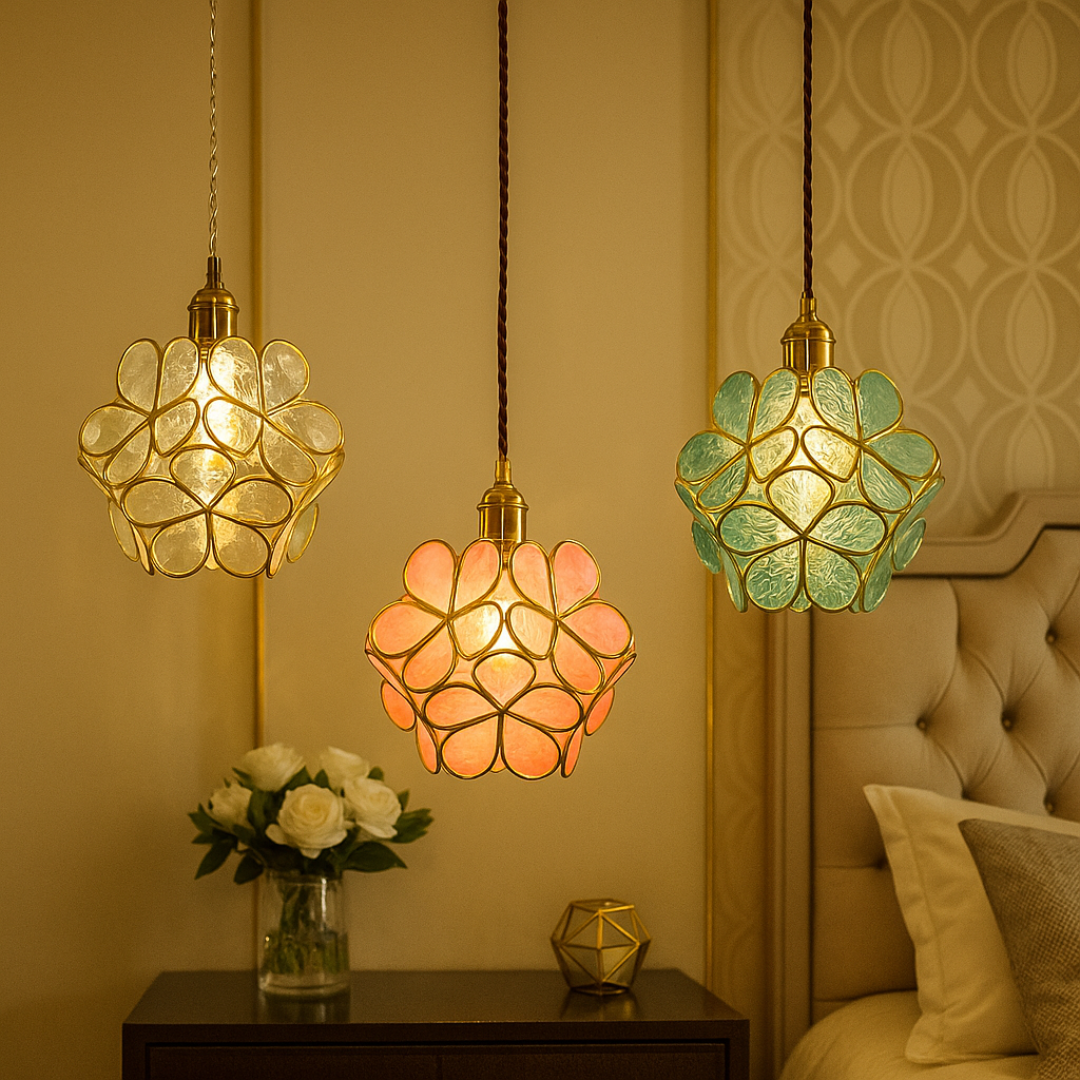 Clover Leaf Glass Pendant Lights