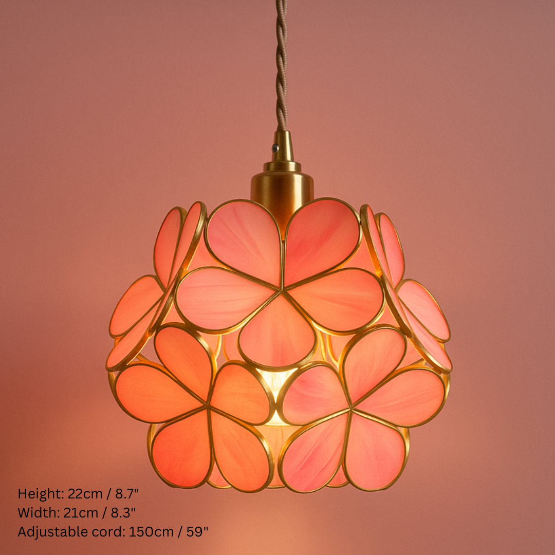 Clover Leaf Glass Pendant Lights