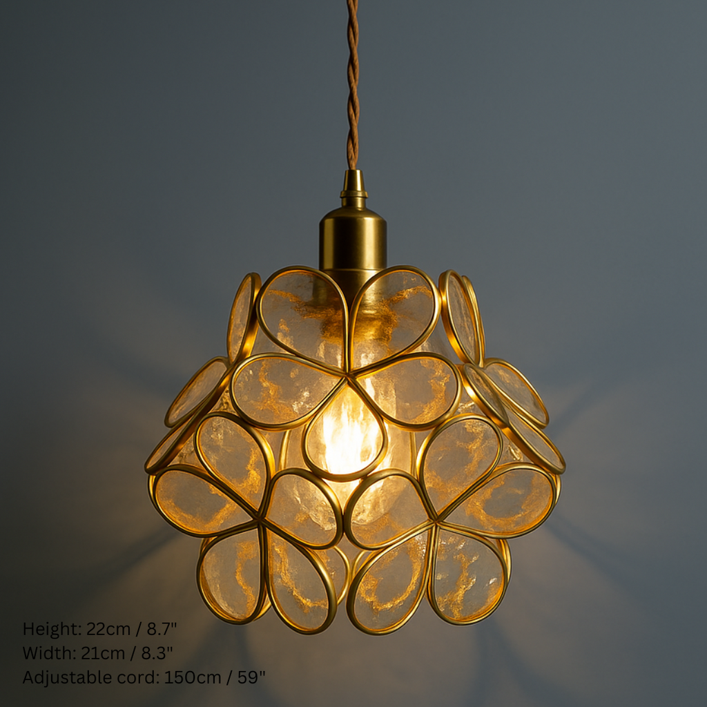 Clover Leaf Glass Pendant Lights