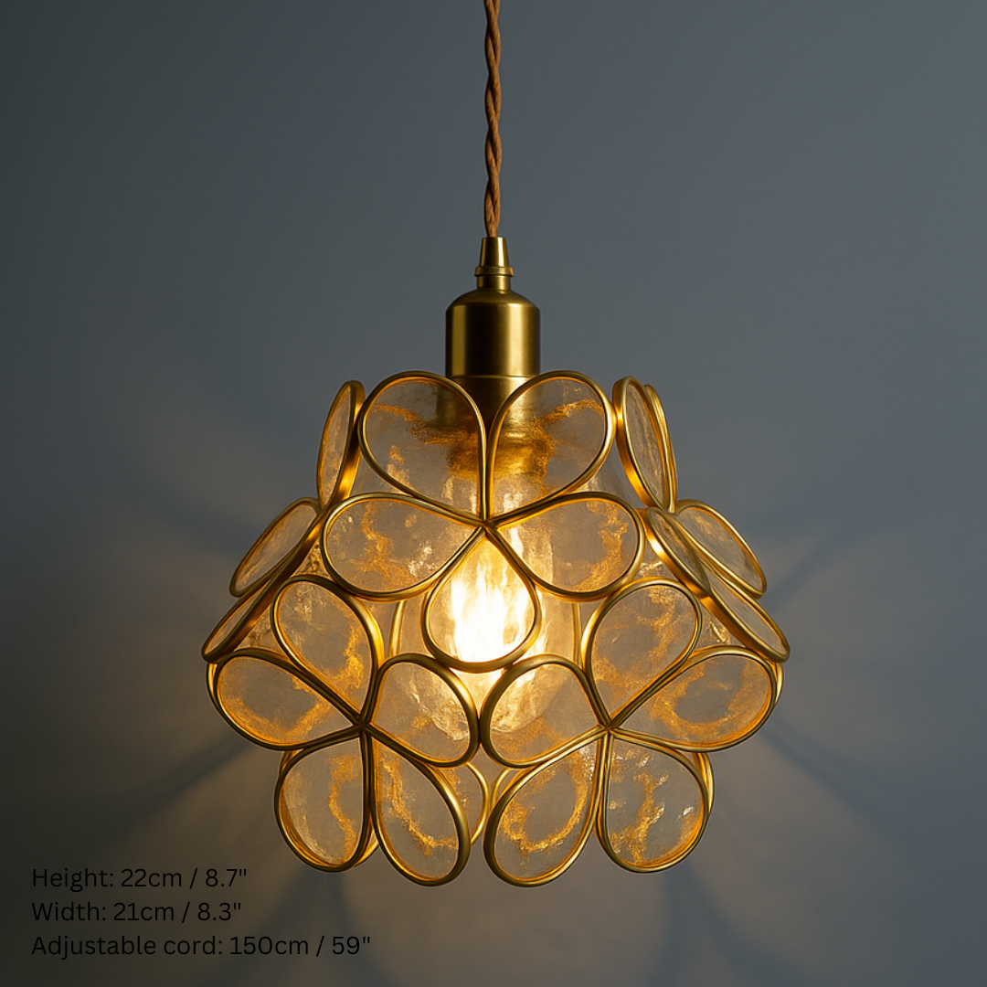 Clover Leaf Glass Pendant Lights