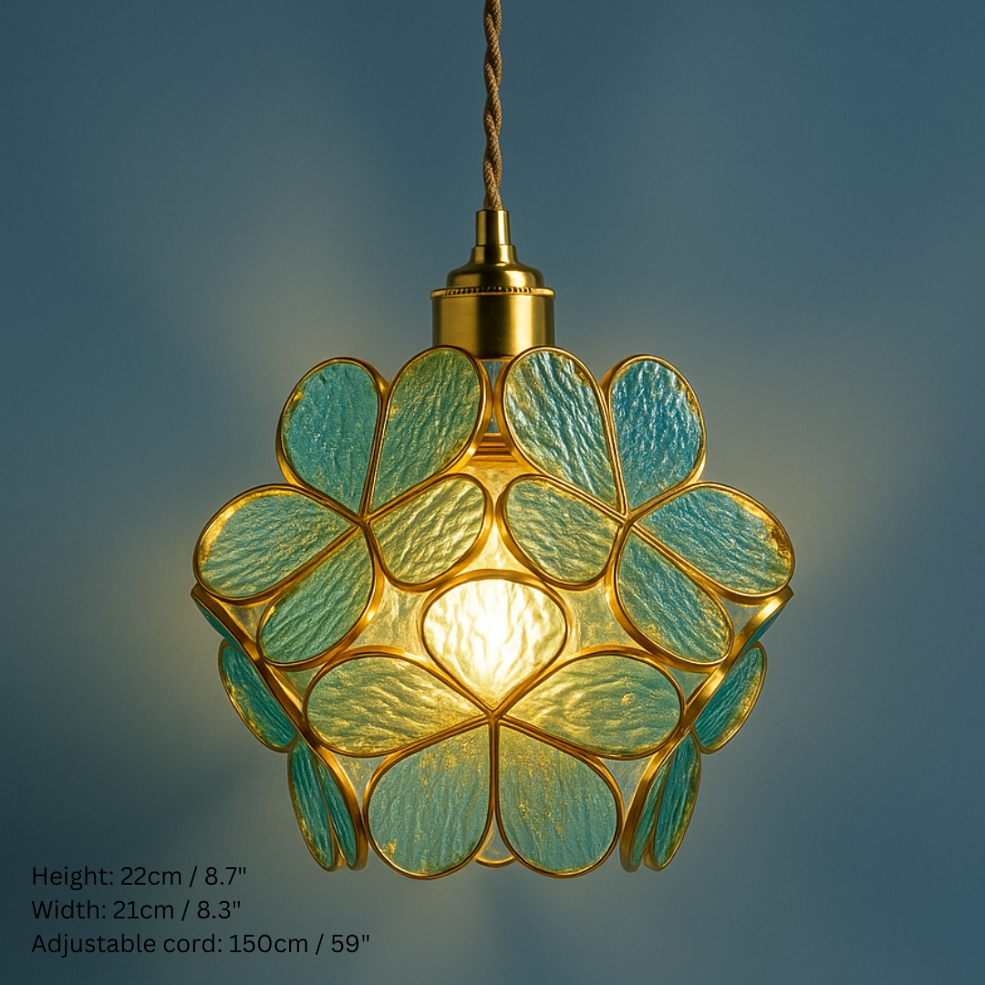 Clover Leaf Glass Pendant Lights
