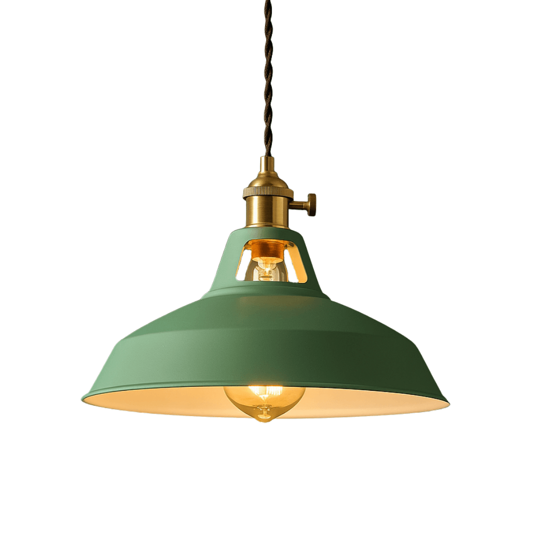 Coloured Industrial Pendant Light