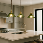 Vintage Inspired Small Flower Glass Pendant Lights